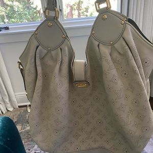Louis Vuitton large mahina noir bag